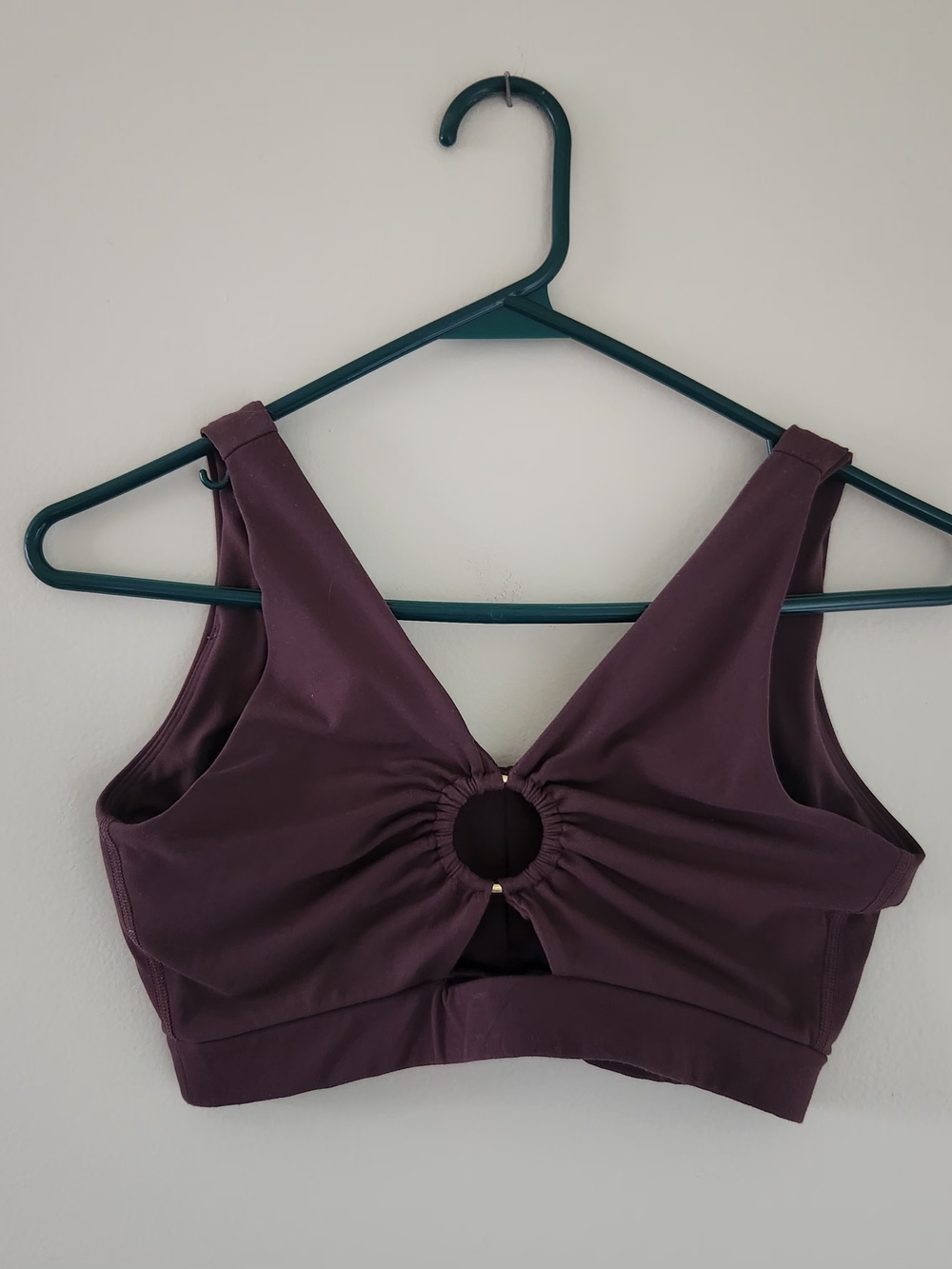 Gymshark Plum Ring-Detail Bralette